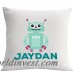 Monogramonline Inc. Personalized Friendly Robot Cushion Cover MOOL1058